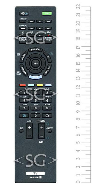 ����� �������������� ���������� ��� SONY RM-ED041   (=RM-ED044)   3D